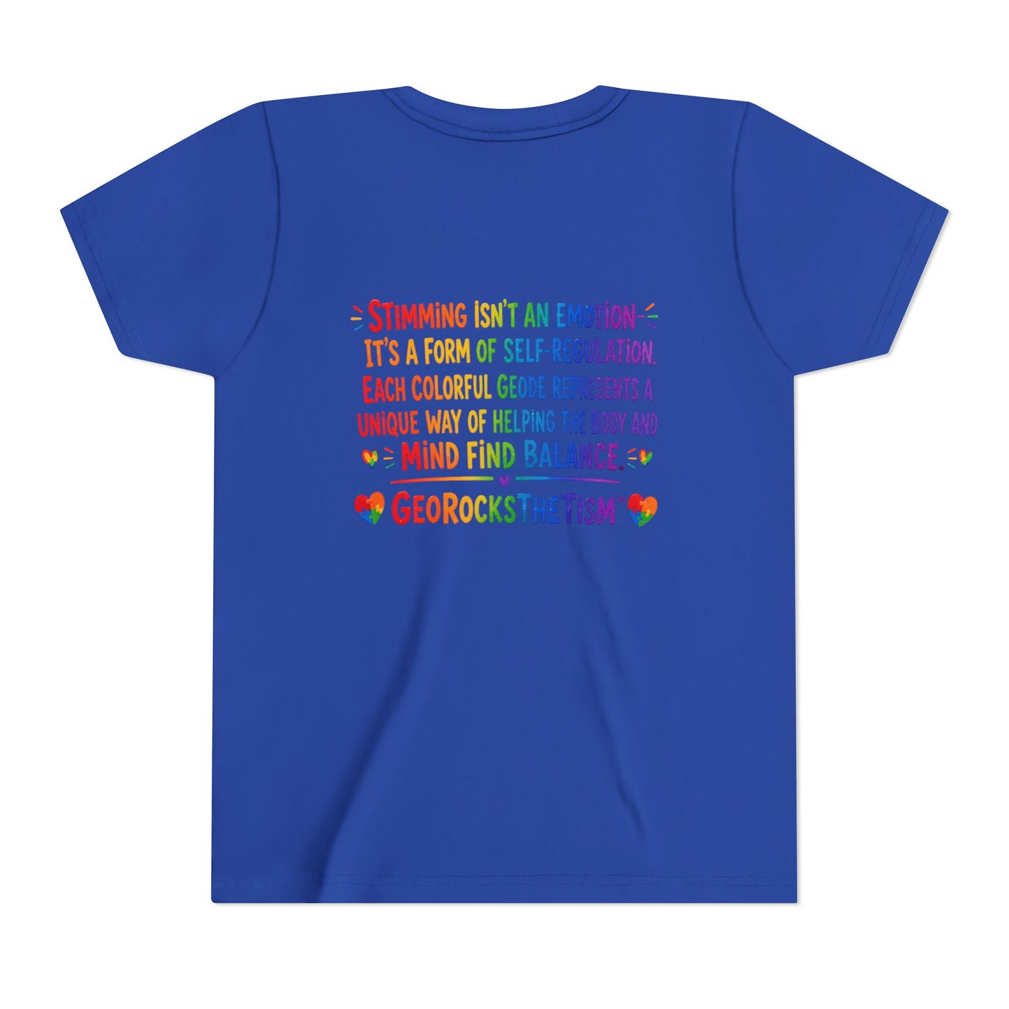 "Music Lover" Stimming Geode-Autism Self Sensory Regulation Youth Tee