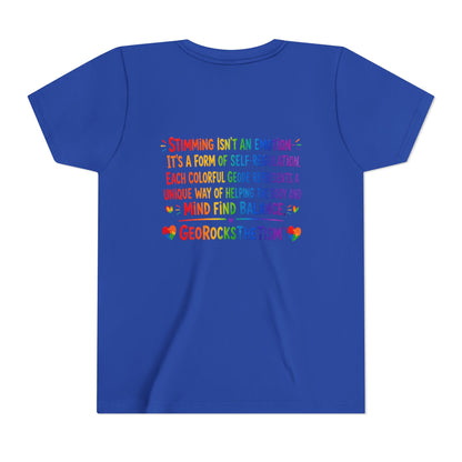 "Music Lover" Stimming Geode-Autism Self Sensory Regulation Youth Tee