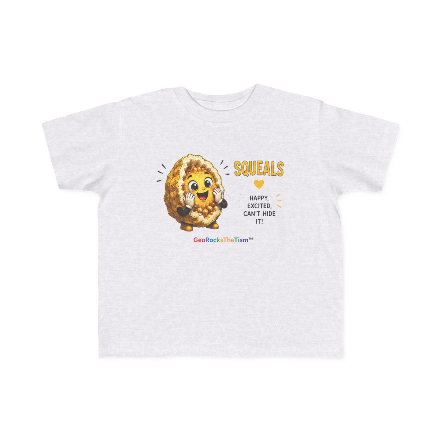 "Squeals" Stimming Geode Autism Self Sensory Regulation Toddler Tee