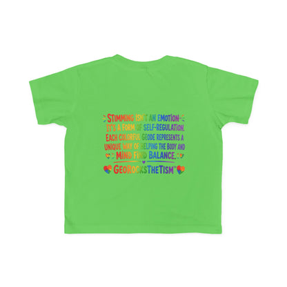 "Music Lover" Stimming Geode Autism Self Sensory Regulation Toddler Tee