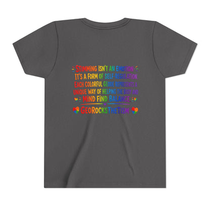 "CHEWS" Stimming Geode -Autism Self Sensory Regulation Youth Tee