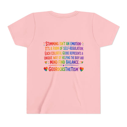 "Lines Up Toys" Stimming Geode -Autism Self Sensory Regulation Youth Tee