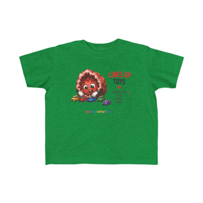 "Lines Up Toys" Stimming Geode Autism Self Sensory Regulation Toddler Tee