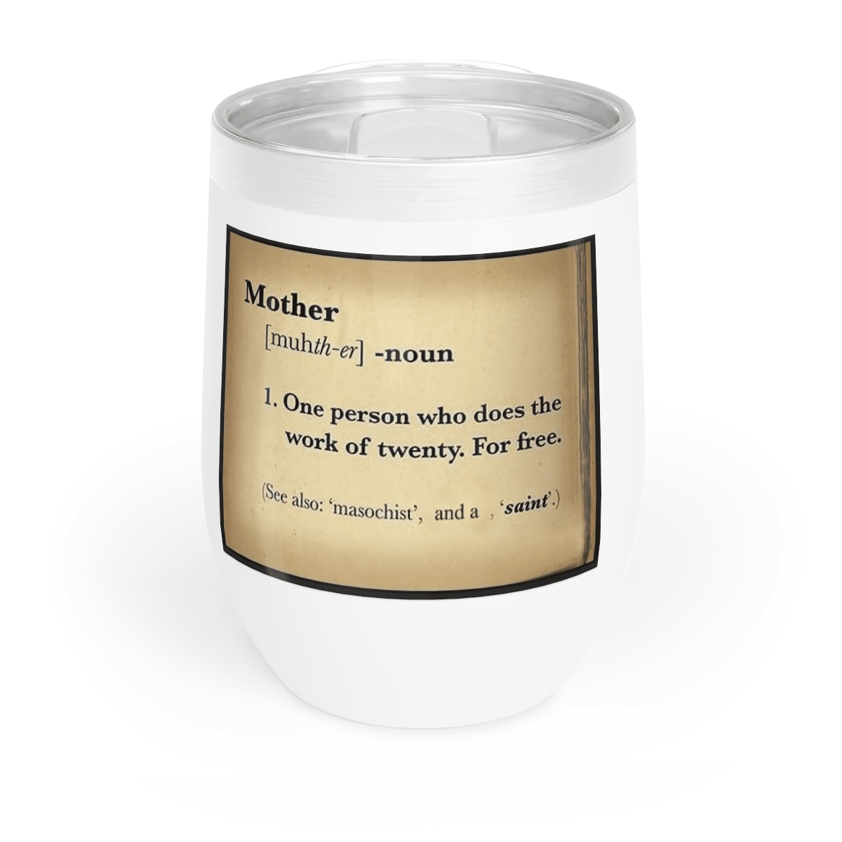 Autism mom tumbler ASD coffee gift stainless steel white - Geo Rocks The Tism