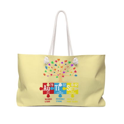 Au - Ti - Sm Periodic Table Tote Bag - Geo Rocks The 'Tism