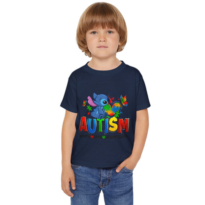 Autism Acceptance Toddler T-Shirt — "Accept Love Understand" Puzzle Heart Design - Geo Rocks The 'Tism