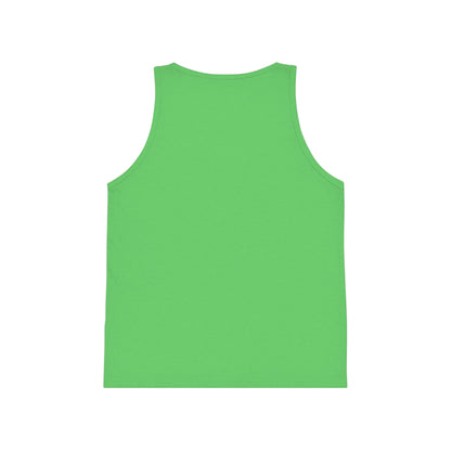Autism Awareness Kids Tank Top — "Autism: Accept • Understand • Love" Rainbow Puzzle Design - Geo Rocks The 'Tism
