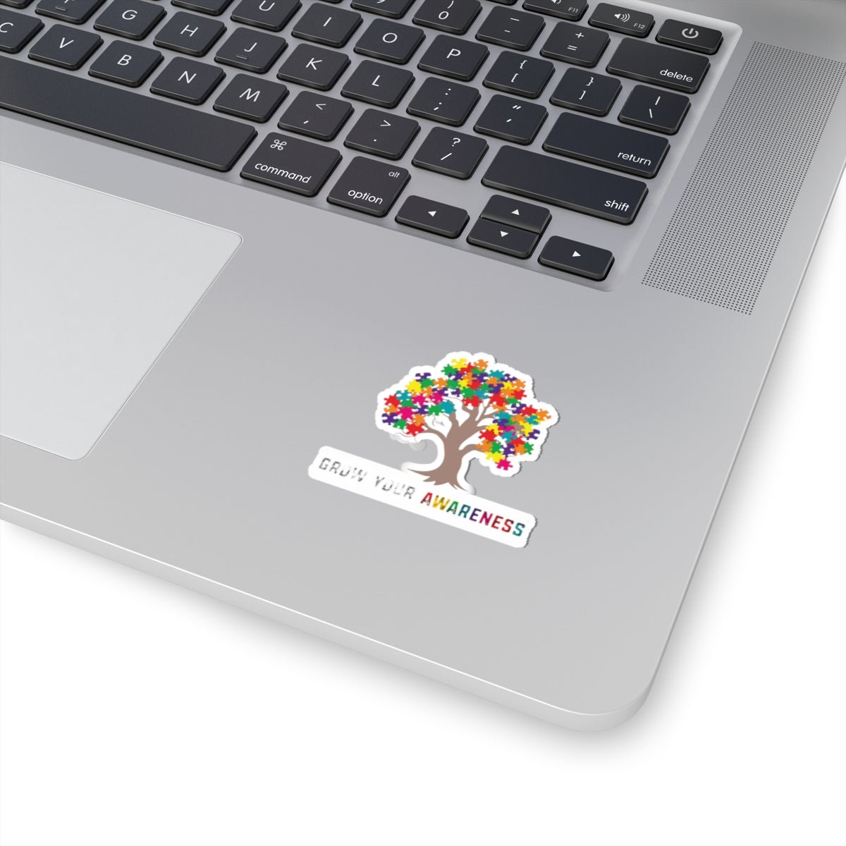 Autism Awareness Puzzle Tree Kiss - Cut Sticker – "Grow Your Awareness" - Geo Rocks The 'Tism