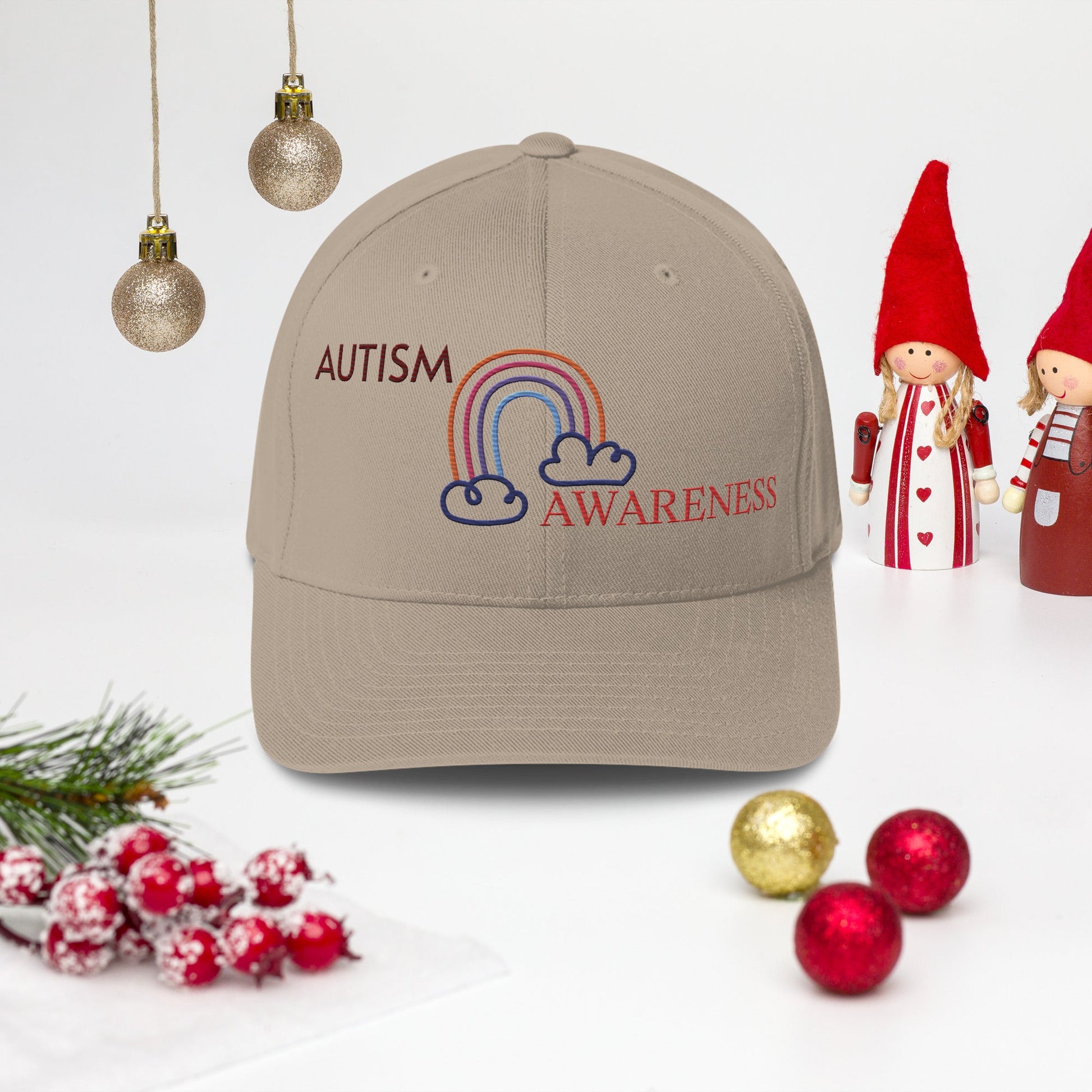 Autism Awareness Rainbow Unisex Cap -Wear Your Pride - Geo Rocks The 'Tism