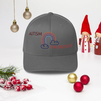 Autism Awareness Rainbow Unisex Cap -Wear Your Pride - Geo Rocks The 'Tism