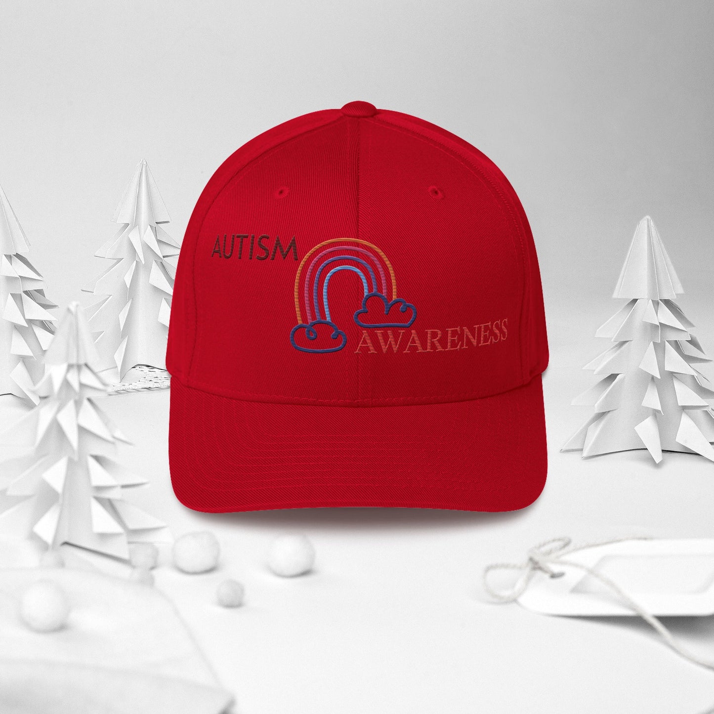 Autism Awareness Rainbow Unisex Cap -Wear Your Pride - Geo Rocks The 'Tism