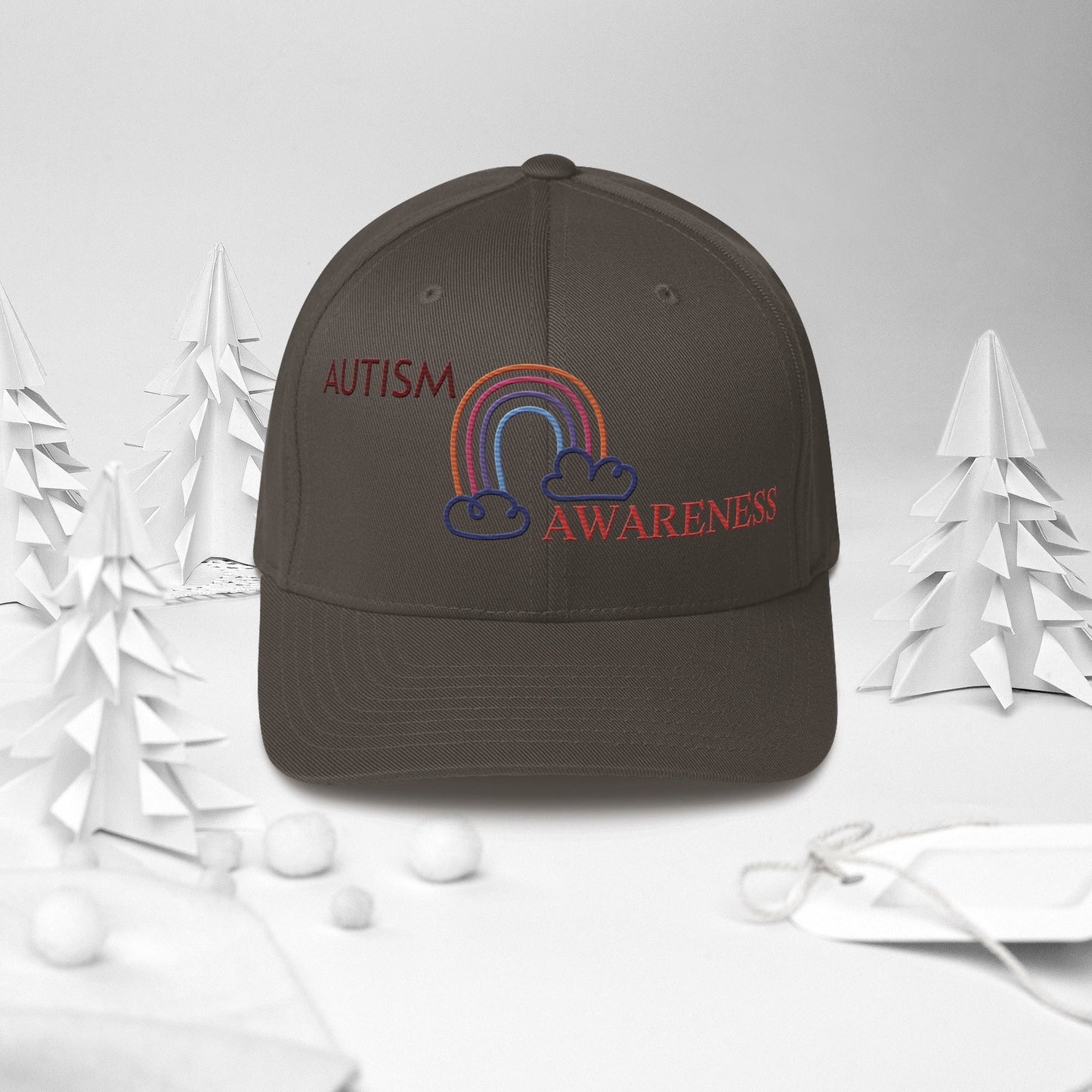 Autism Awareness Rainbow Unisex Cap -Wear Your Pride - Geo Rocks The 'Tism
