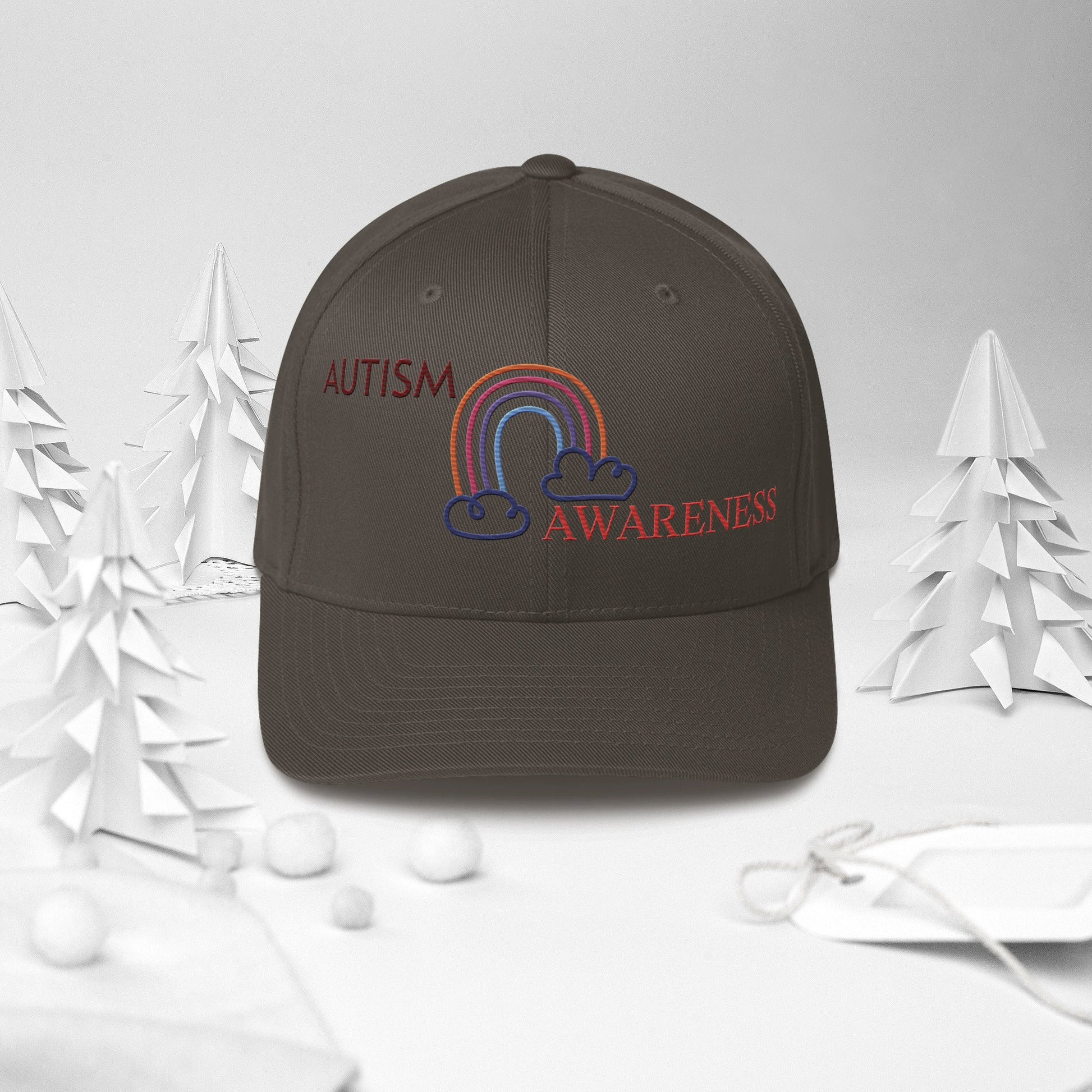 Autism Awareness Rainbow Unisex Cap -Wear Your Pride - Geo Rocks The 'Tism