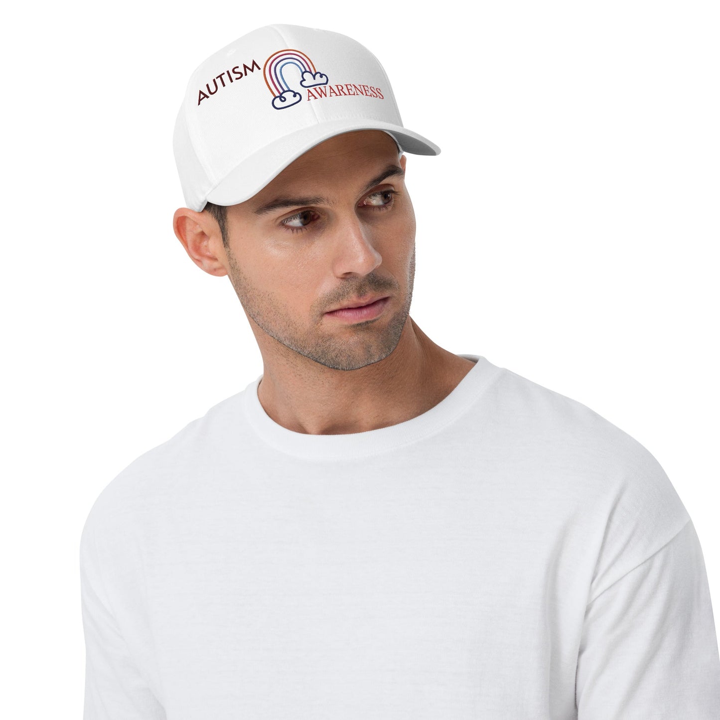 Autism Awareness Rainbow Unisex Cap -Wear Your Pride - Geo Rocks The 'Tism