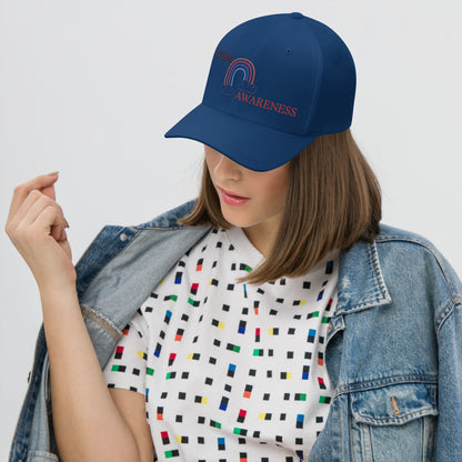 Autism Awareness Rainbow Unisex Cap -Wear Your Pride - Geo Rocks The 'Tism