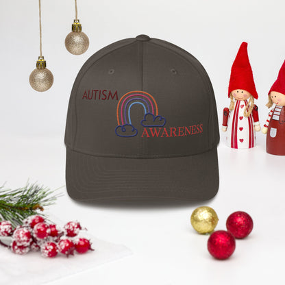 Autism Awareness Rainbow Unisex Cap -Wear Your Pride - Geo Rocks The 'Tism