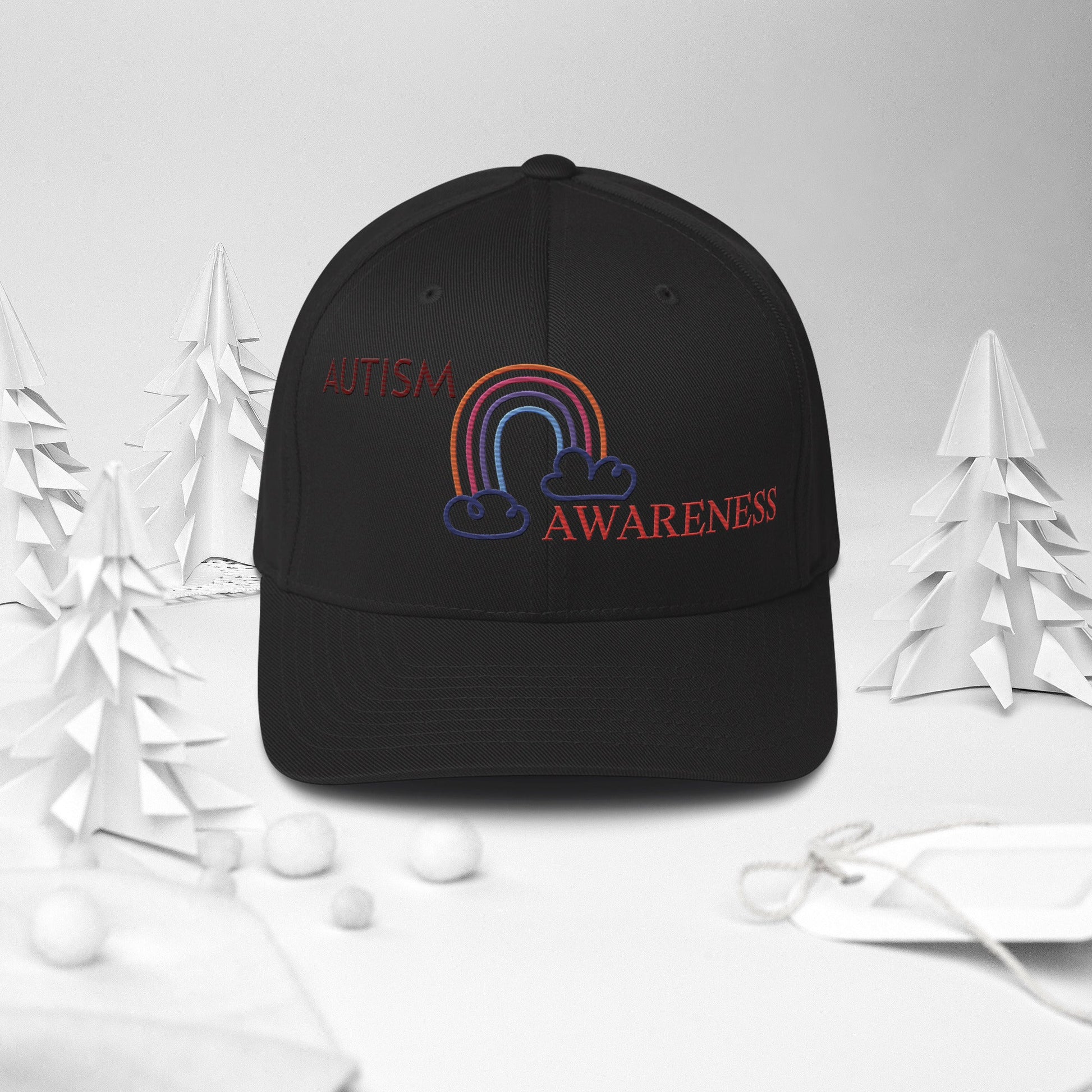 Autism Awareness Rainbow Unisex Cap -Wear Your Pride - Geo Rocks The 'Tism
