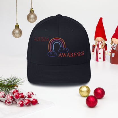 Autism Awareness Rainbow Unisex Cap -Wear Your Pride - Geo Rocks The 'Tism