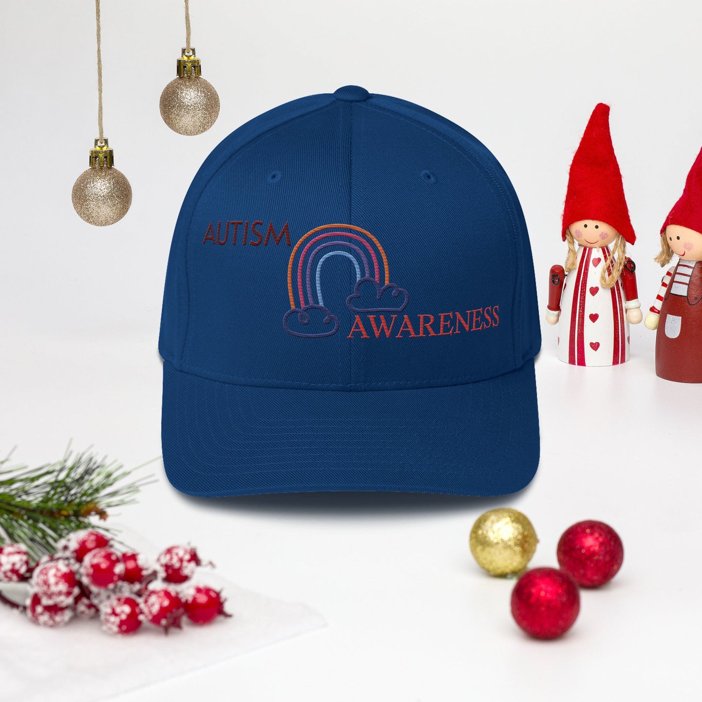 Autism Awareness Rainbow Unisex Cap -Wear Your Pride - Geo Rocks The 'Tism