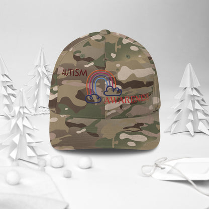 Autism Awareness Rainbow Unisex Cap -Wear Your Pride - Geo Rocks The 'Tism