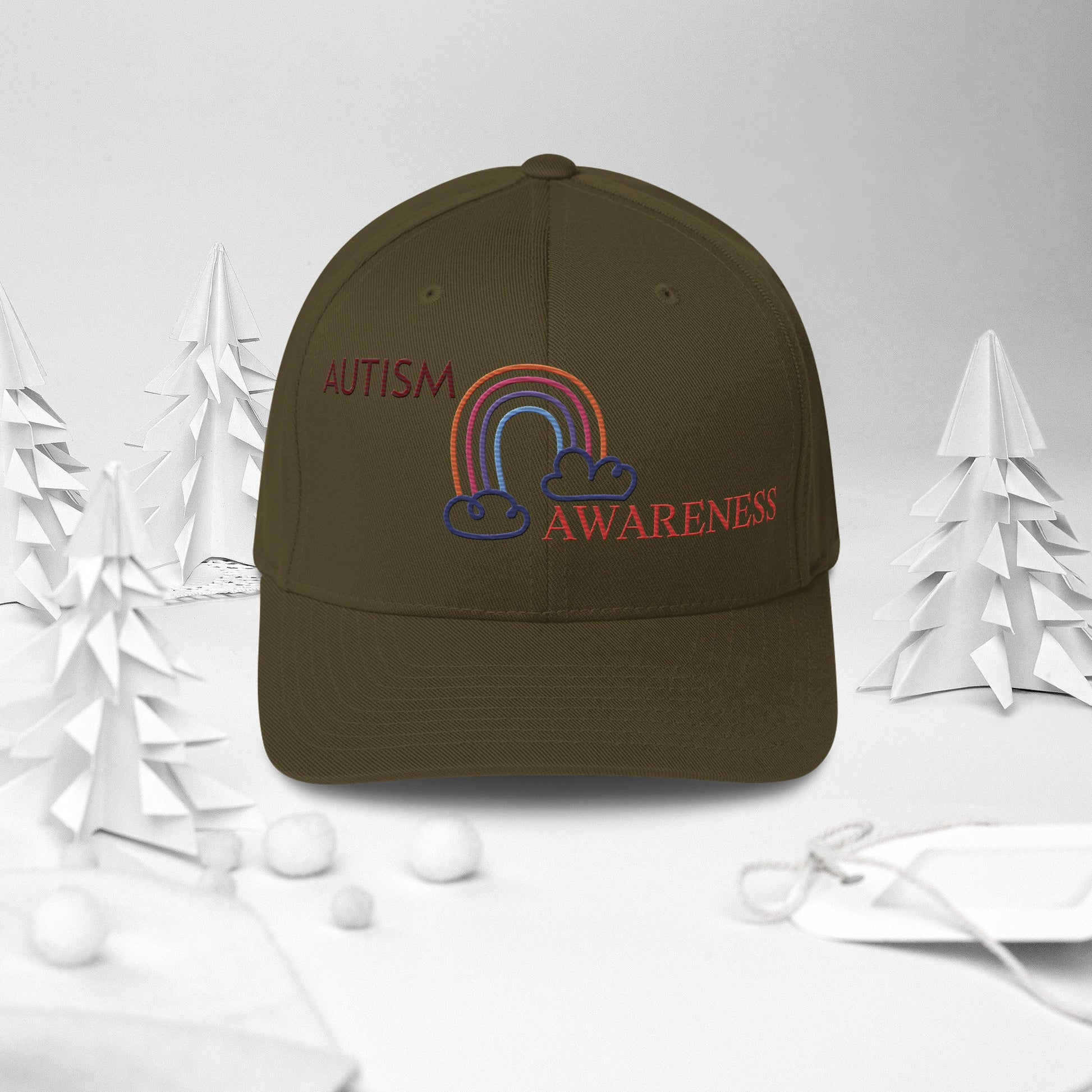 Autism Awareness Rainbow Unisex Cap -Wear Your Pride - Geo Rocks The 'Tism
