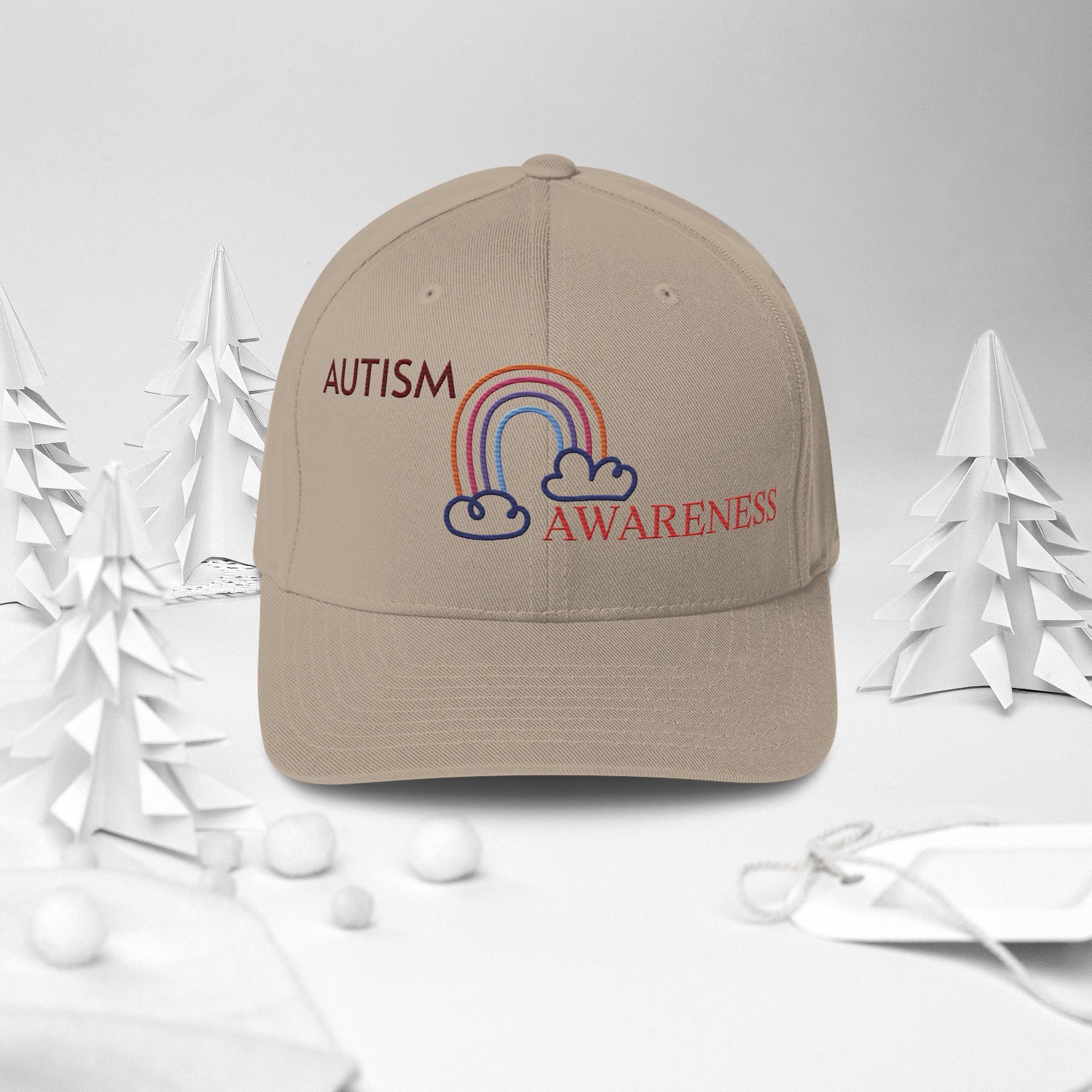 Autism Awareness Rainbow Unisex Cap -Wear Your Pride - Geo Rocks The 'Tism