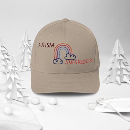 Autism Awareness Rainbow Unisex Cap -Wear Your Pride - Geo Rocks The 'Tism