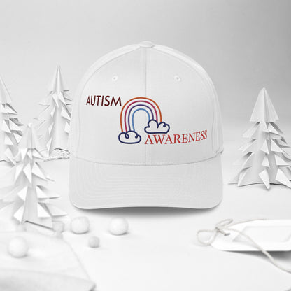 Autism Awareness Rainbow Unisex Cap -Wear Your Pride - Geo Rocks The 'Tism