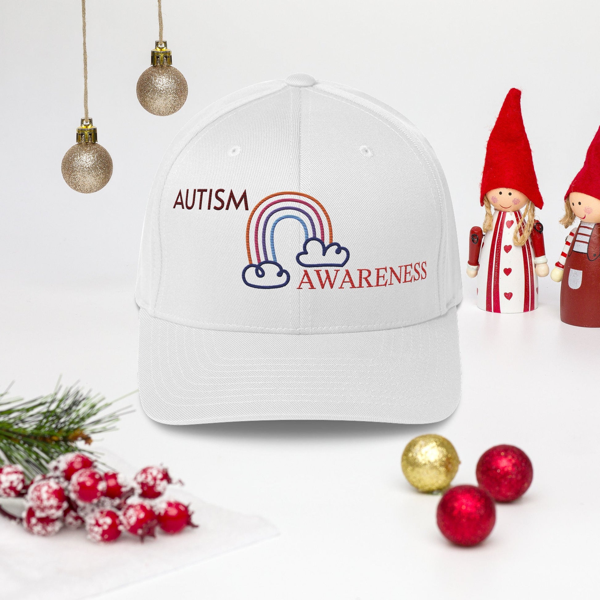 Autism Awareness Rainbow Unisex Cap -Wear Your Pride - Geo Rocks The 'Tism