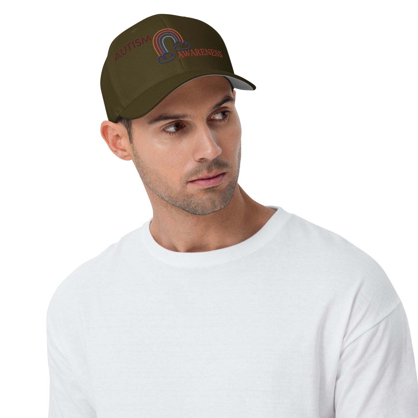 Autism Awareness Rainbow Unisex Cap -Wear Your Pride - Geo Rocks The 'Tism