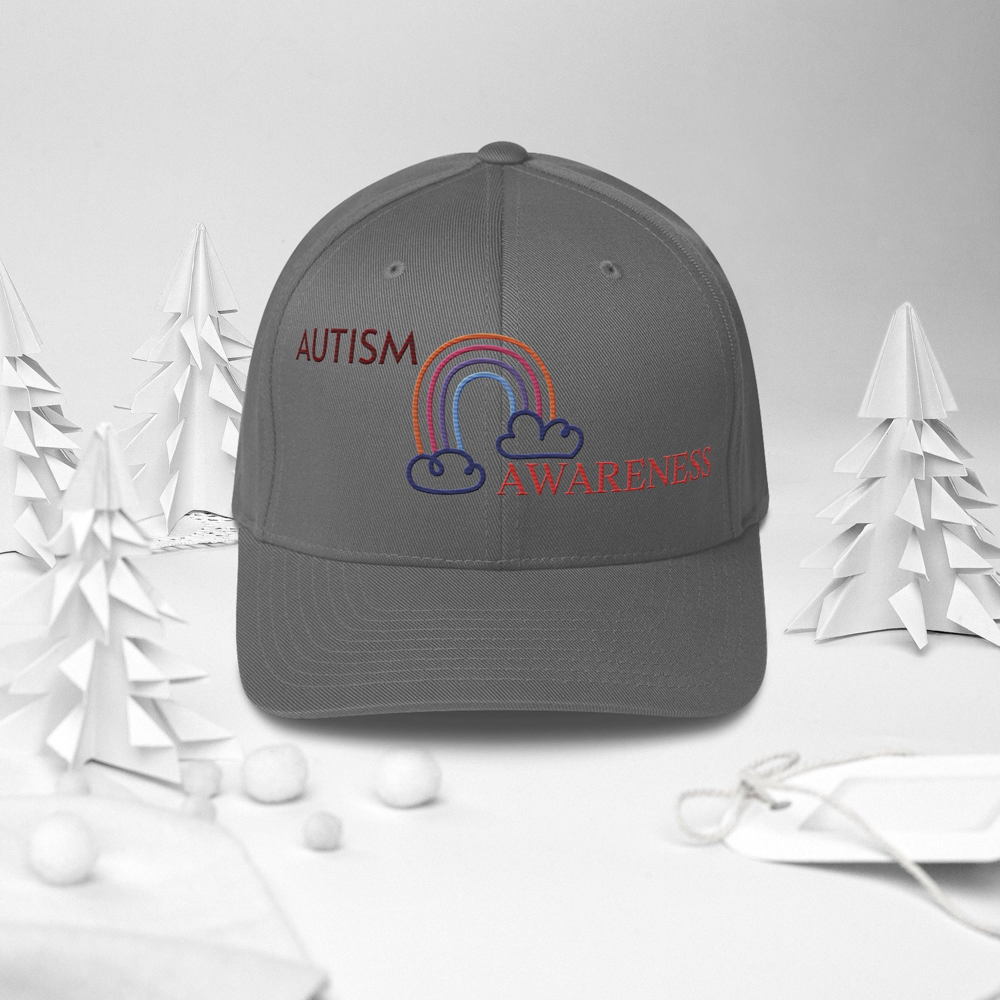 Autism Awareness Rainbow Unisex Cap -Wear Your Pride - Geo Rocks The 'Tism