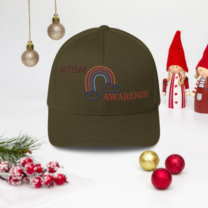 Autism Awareness Rainbow Unisex Cap -Wear Your Pride - Geo Rocks The 'Tism