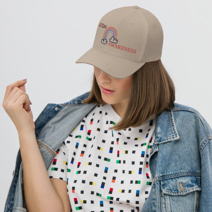 Autism Awareness Rainbow Unisex Cap -Wear Your Pride - Geo Rocks The 'Tism