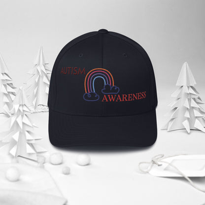 Autism Awareness Rainbow Unisex Cap -Wear Your Pride - Geo Rocks The 'Tism