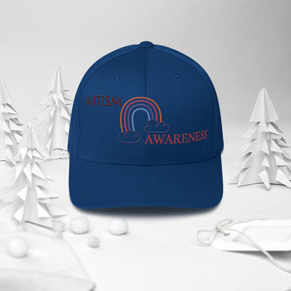 Autism Awareness Rainbow Unisex Cap -Wear Your Pride - Geo Rocks The 'Tism