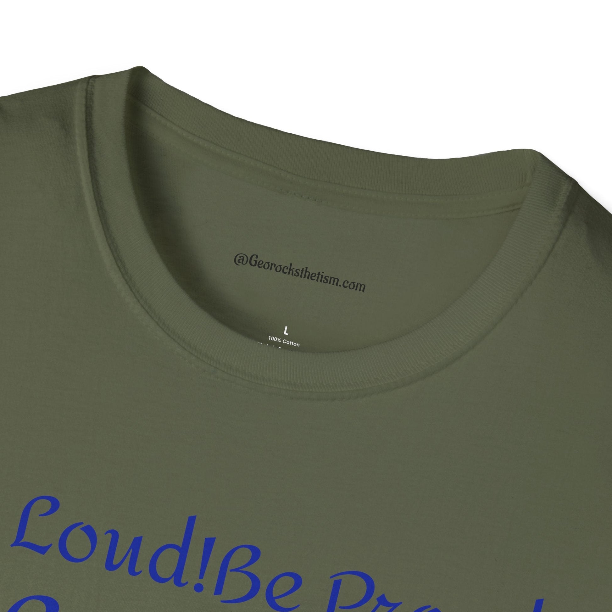 Autism Awareness T-Shirt – "Be Loud! Be Proud! Be You!" - Geo Rocks The 'Tism