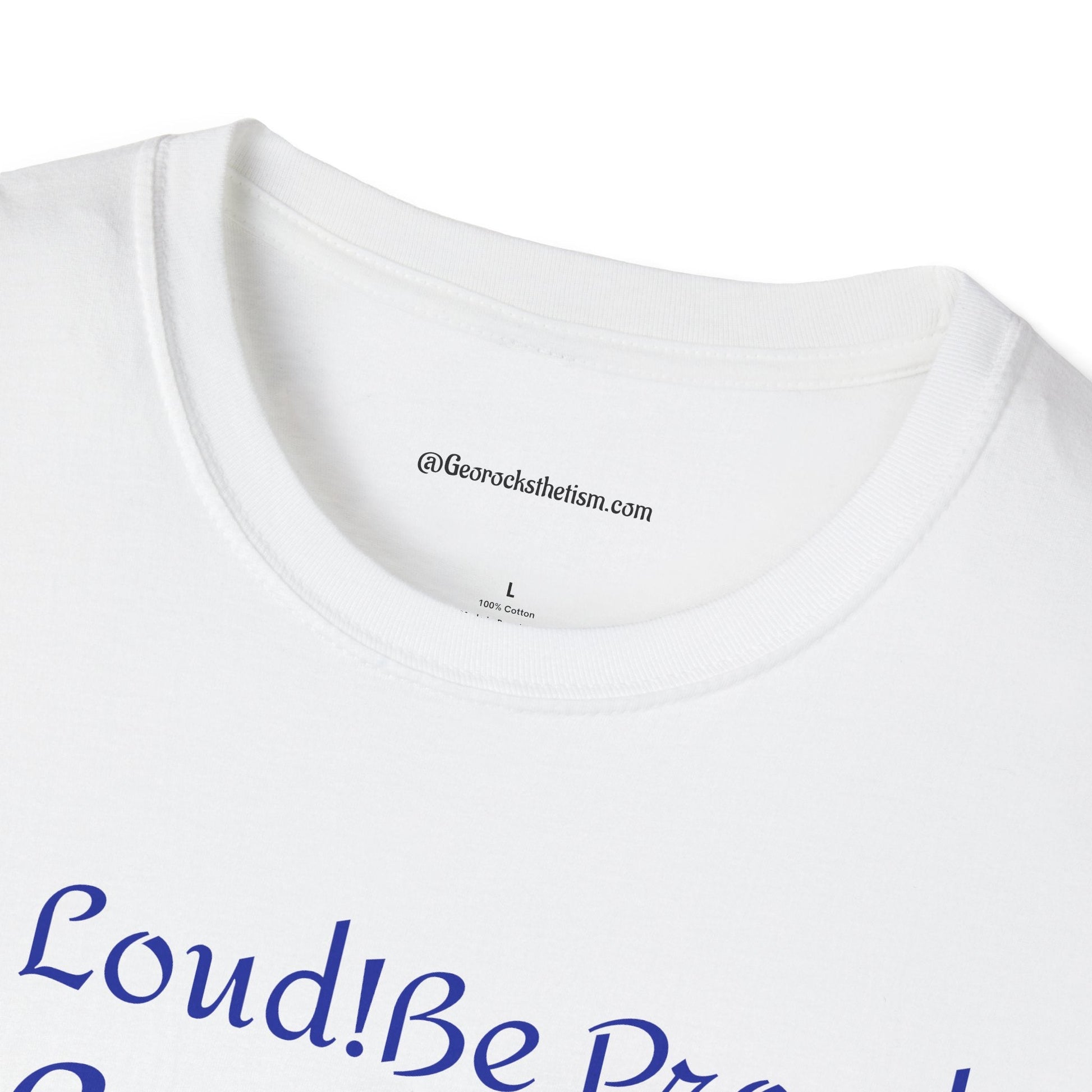 Autism Awareness T-Shirt – "Be Loud! Be Proud! Be You!" - Geo Rocks The 'Tism