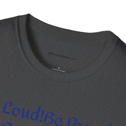Autism Awareness T-Shirt – "Be Loud! Be Proud! Be You!" - Geo Rocks The 'Tism
