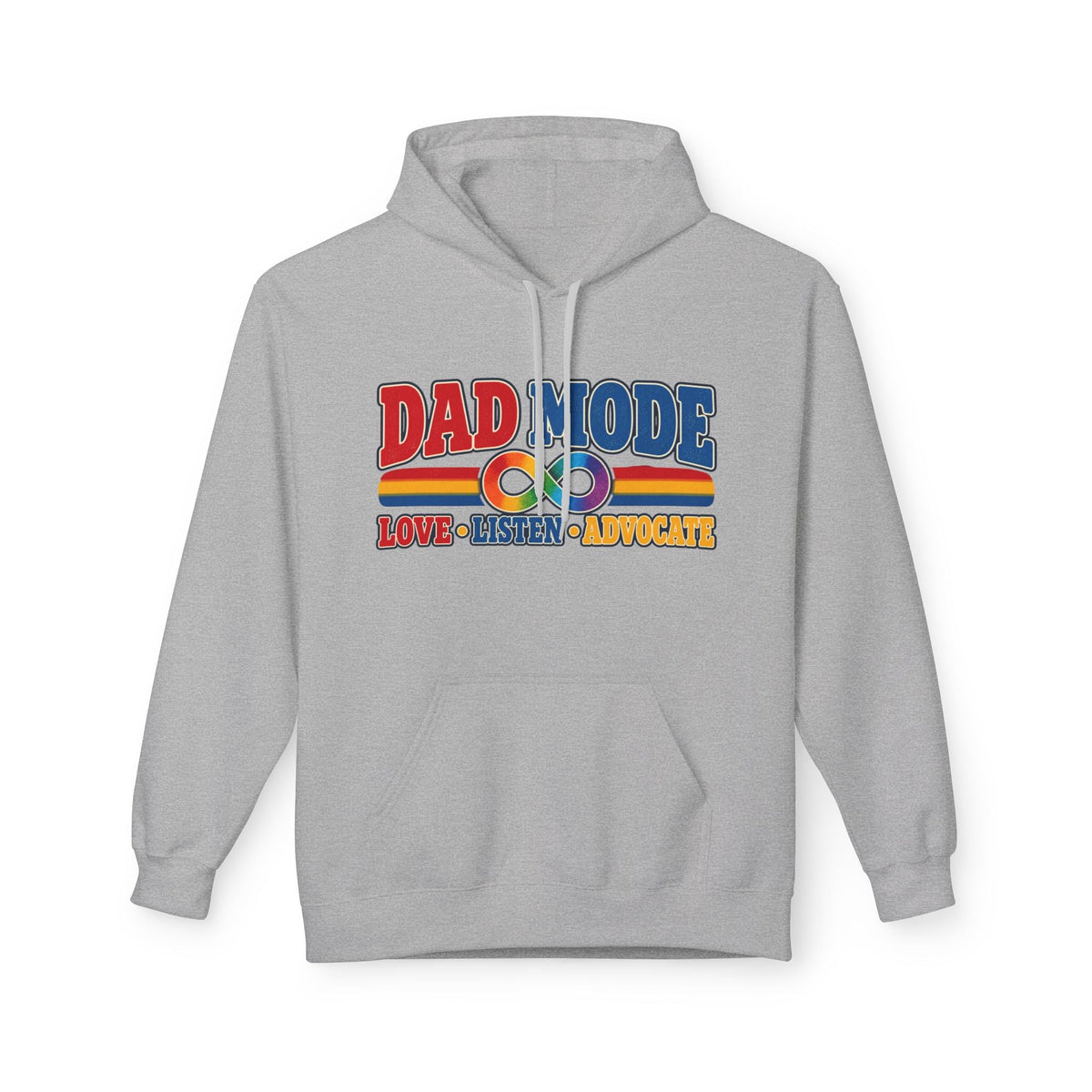 Autism Dad: Dad Mode Hoodie," Love • Listen • Advocate" - Geo Rocks The 'Tism