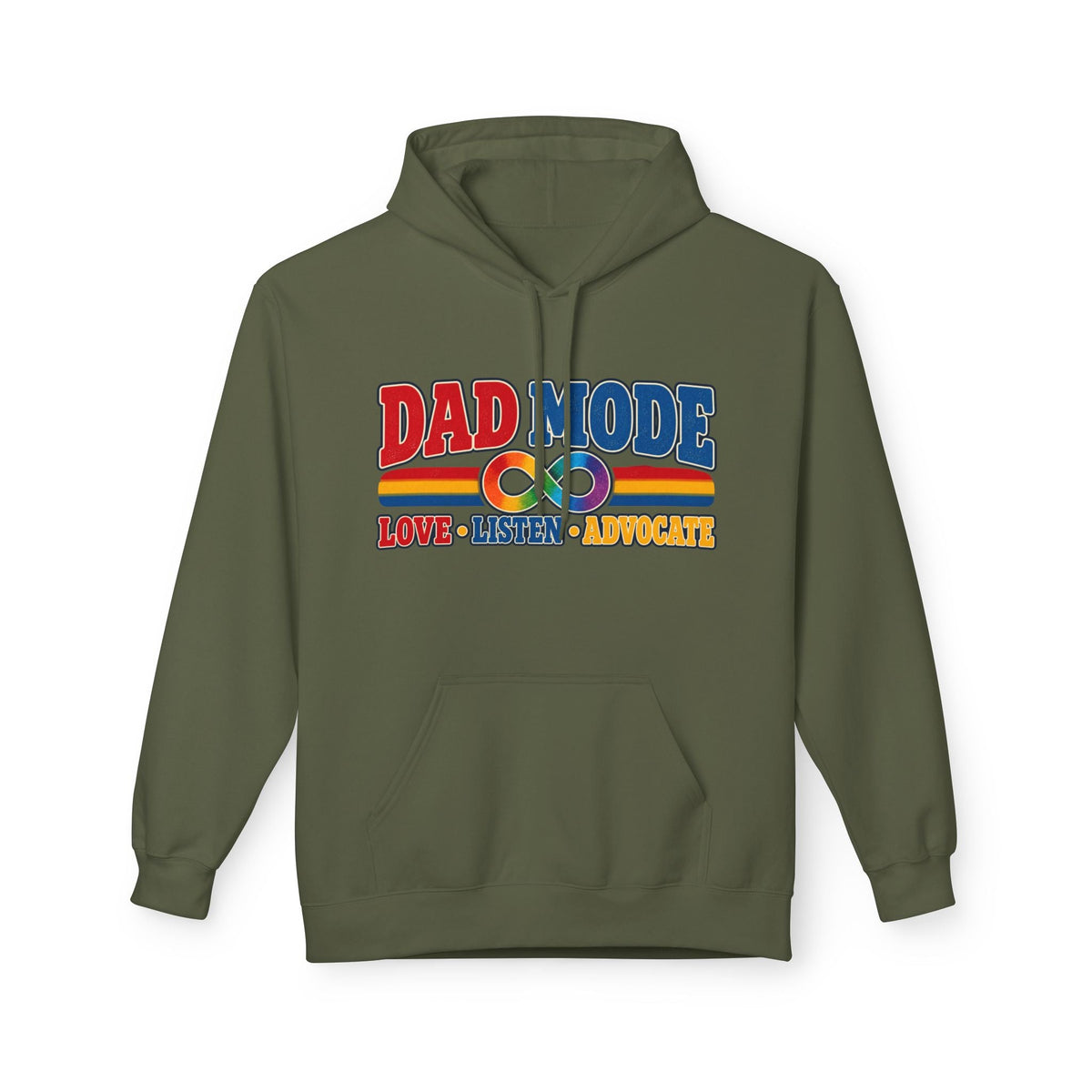 Autism Dad: Dad Mode Hoodie," Love • Listen • Advocate" - Geo Rocks The 'Tism