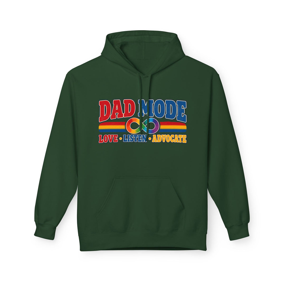 Autism Dad: Dad Mode Hoodie," Love • Listen • Advocate" - Geo Rocks The 'Tism