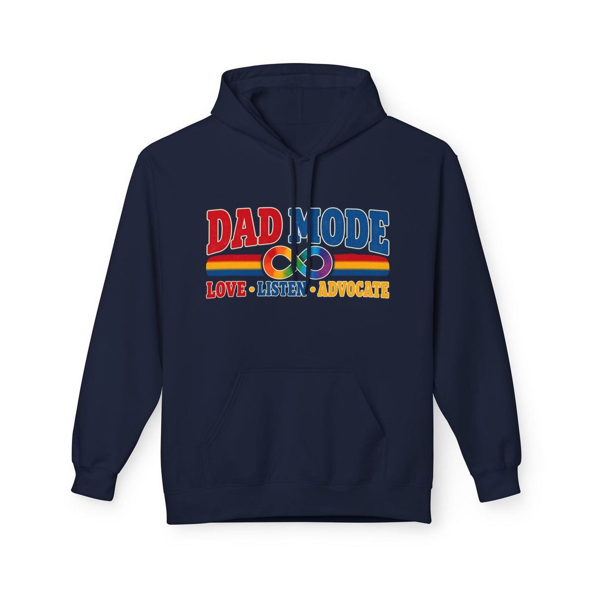 Autism Dad: Dad Mode Hoodie," Love • Listen • Advocate" - Geo Rocks The 'Tism