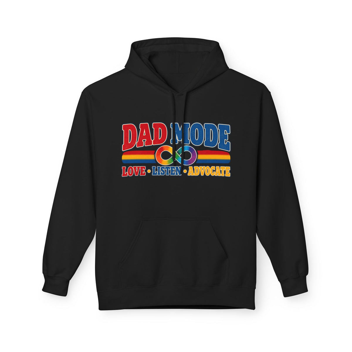 Autism Dad: Dad Mode Hoodie," Love • Listen • Advocate" - Geo Rocks The 'Tism