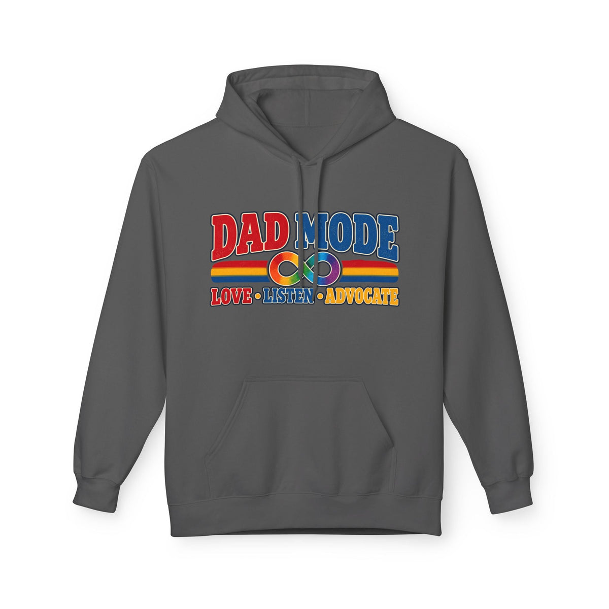 Autism Dad: Dad Mode Hoodie," Love • Listen • Advocate" - Geo Rocks The 'Tism