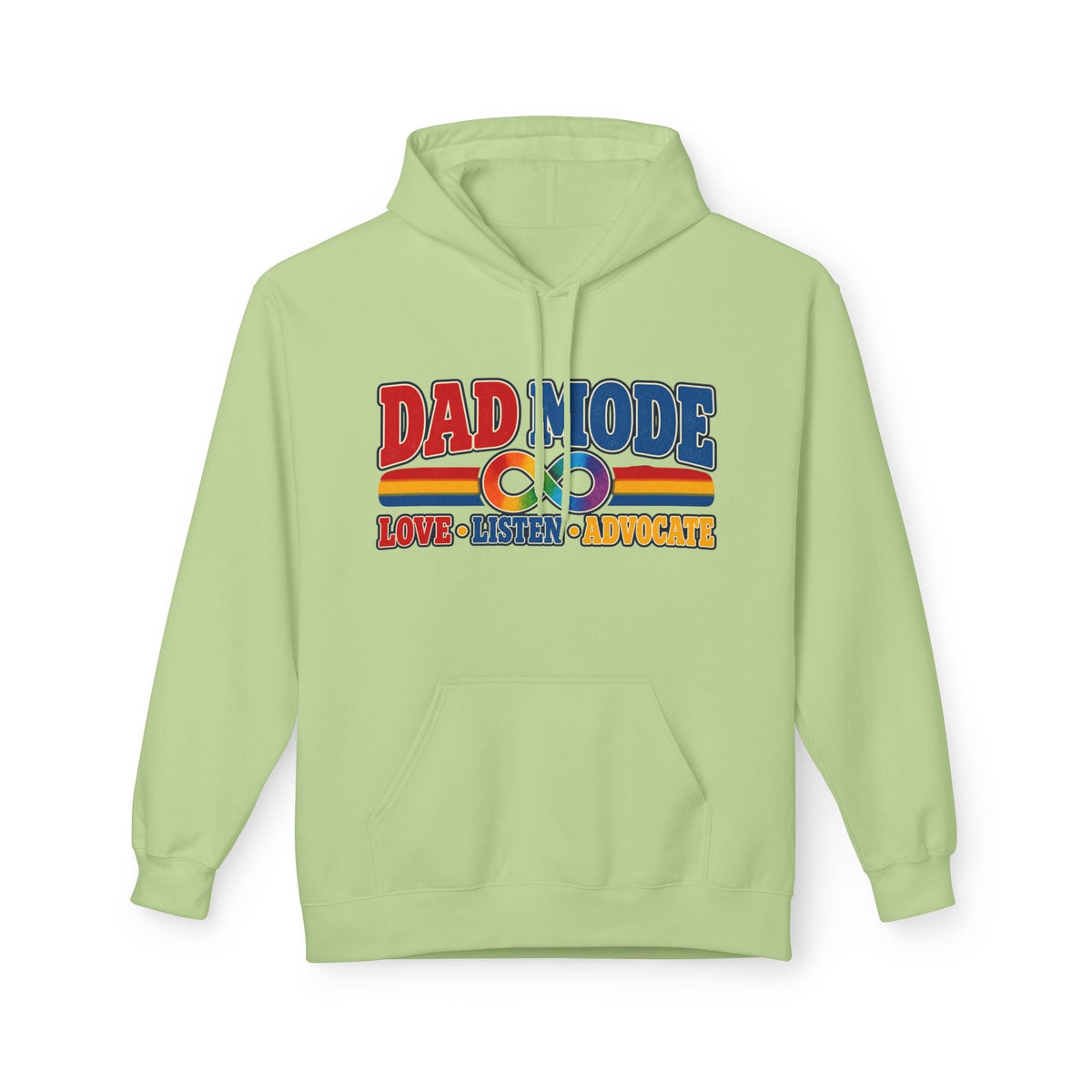 Autism Dad: Dad Mode Hoodie," Love • Listen • Advocate" - Geo Rocks The 'Tism