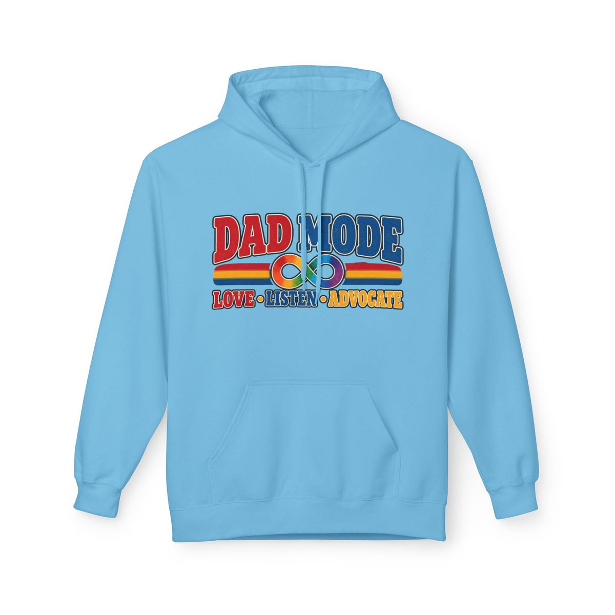 Autism Dad: Dad Mode Hoodie," Love • Listen • Advocate" - Geo Rocks The 'Tism