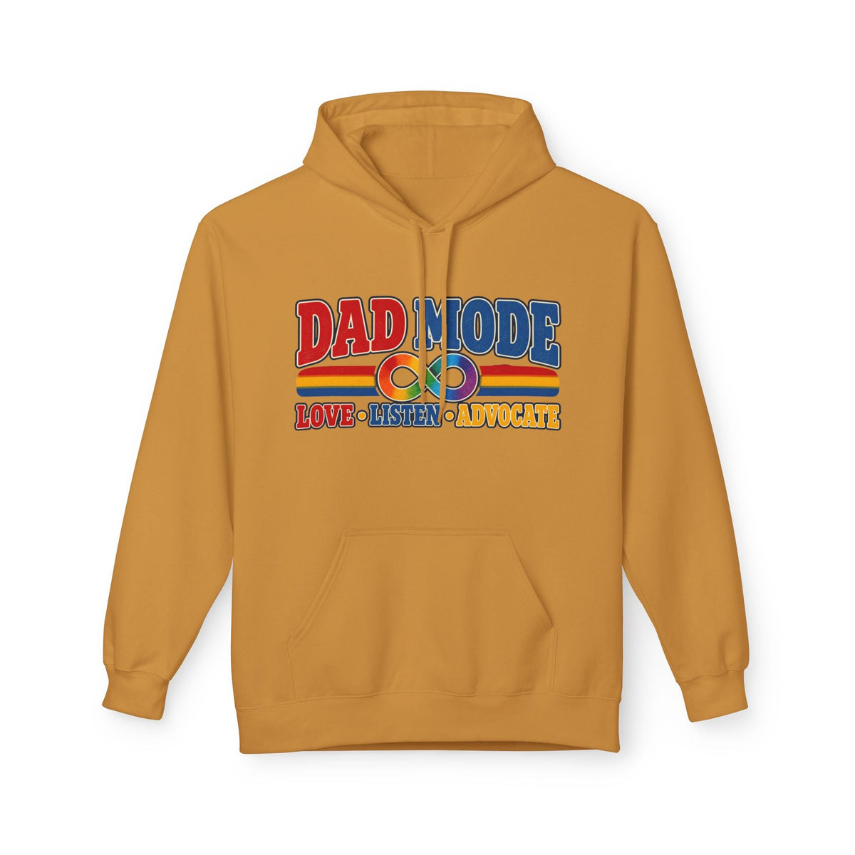 Autism Dad: Dad Mode Hoodie," Love • Listen • Advocate" - Geo Rocks The 'Tism