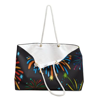 Beach Fireworks Weekender Tote Bag - Geo Rocks The 'Tism