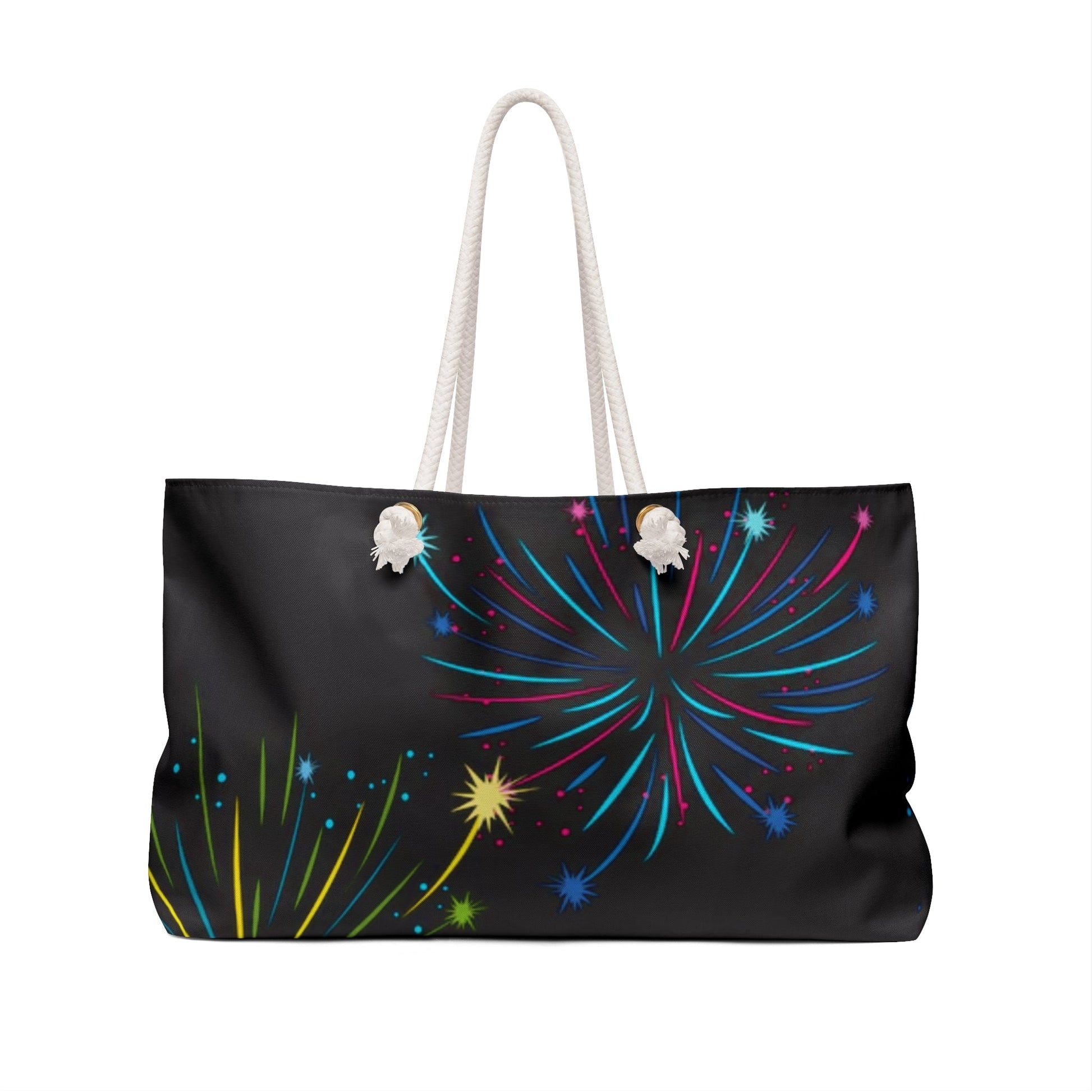 Beach Fireworks Weekender Tote Bag - Geo Rocks The 'Tism