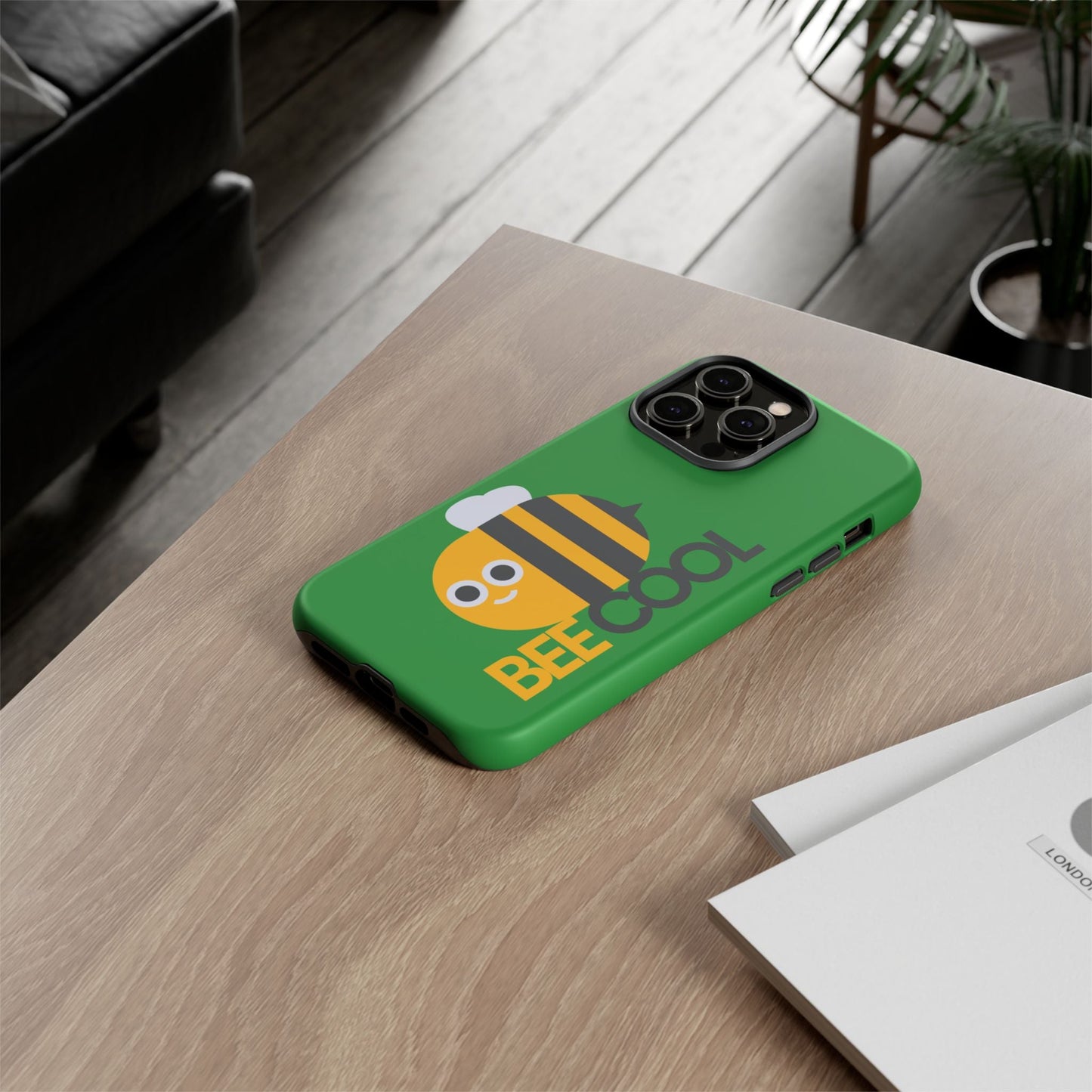 Bee Cool Phone Case - Cute Bee Design | Tough Protective Cover for iPhone & Samsung - Geo Rocks The 'Tism